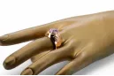 Original Vintage 14K Rose Gold Amethyst Ring Vintage craft vrc078r